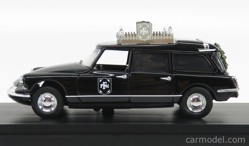 Rio-models Citroen Ds19 Break Pohrebné auto - Carro Funebre - pohrebný voz - 1963 1:43 čierna