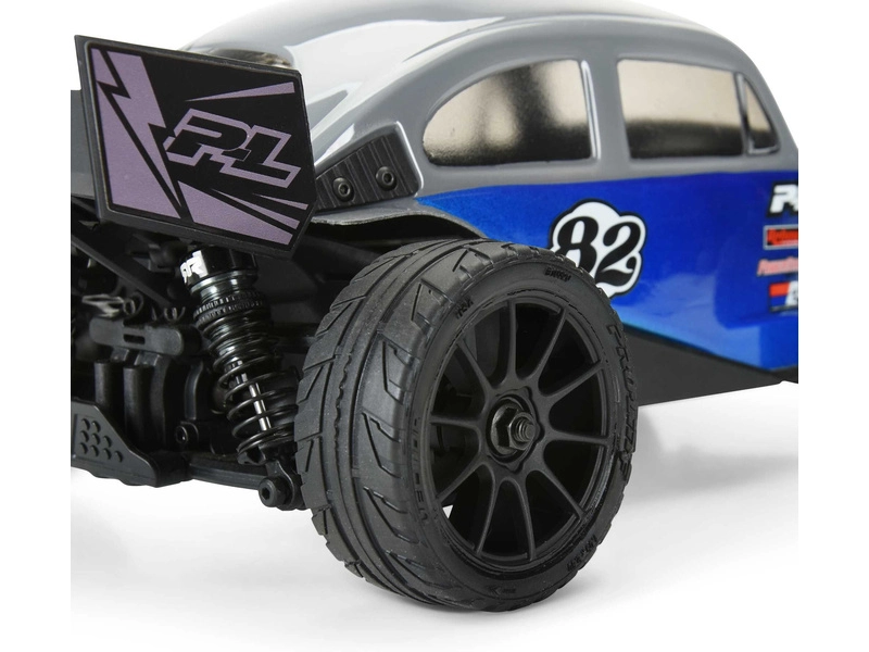 Kolesá Pro-Line 1:14 s pneumatikami Vector, čierny disk Mach 10 H12mm (4): Typhon Grom