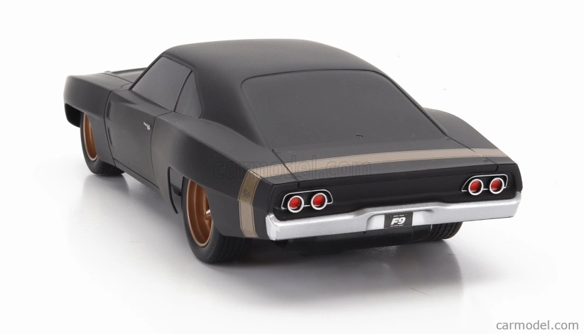Jada Dodge Dom's Dodge Charger R/t 1968 - Fast & Furious 9 1:16 Matt Black