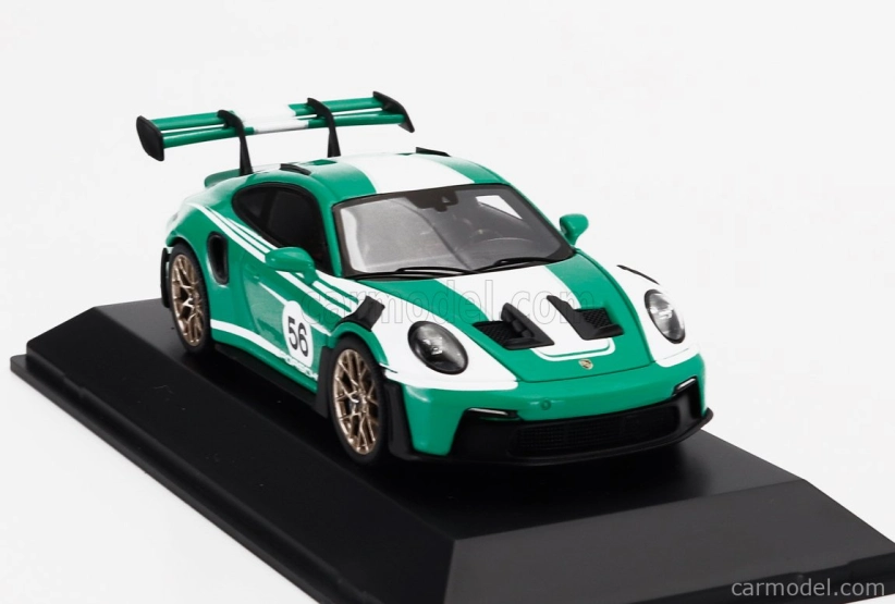 Spark-model Porsche 911 992 Gt3 Rs N 56 Racing Coupe 2023 1:43 Zelená Biela