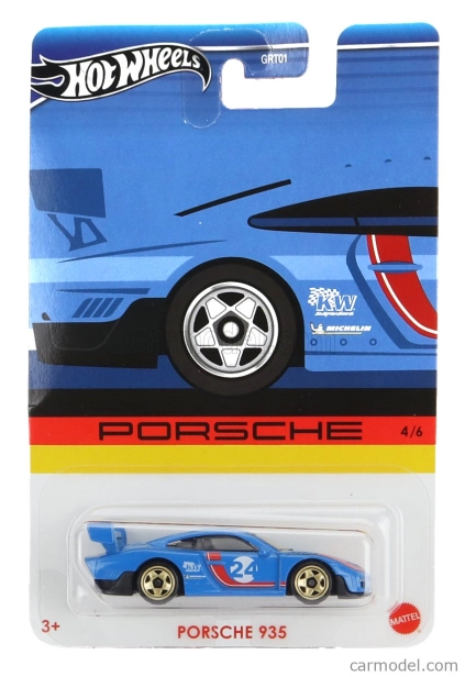 Mattel hot wheels Porsche 935 N 24 Racing 1983 1:64 Blue