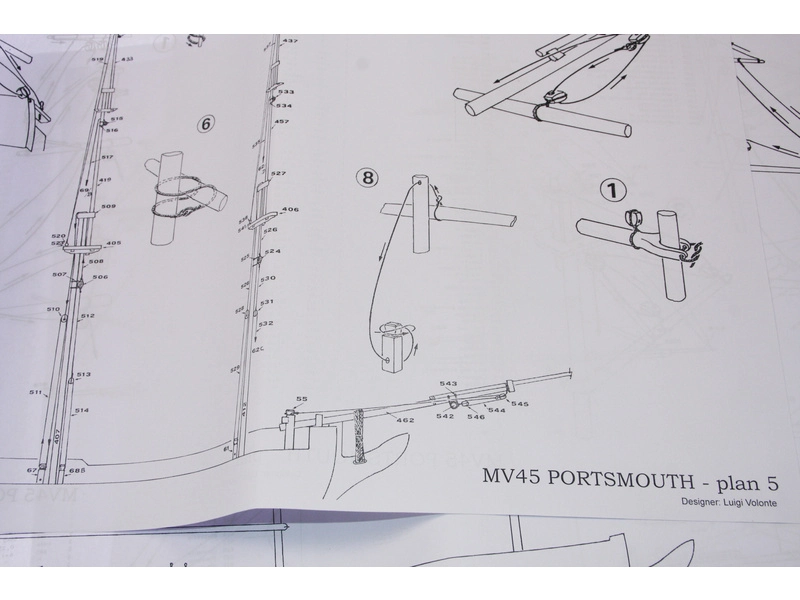 MAMOLI Portsmouth 1796 1:64 kit