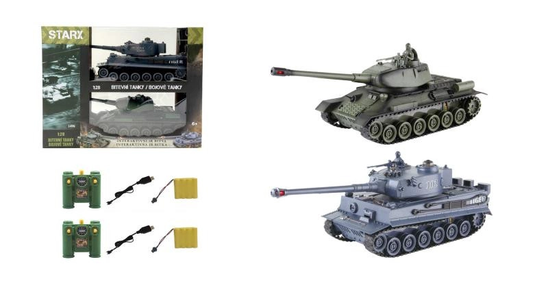 RC tanky Tiger I vs. T34/85