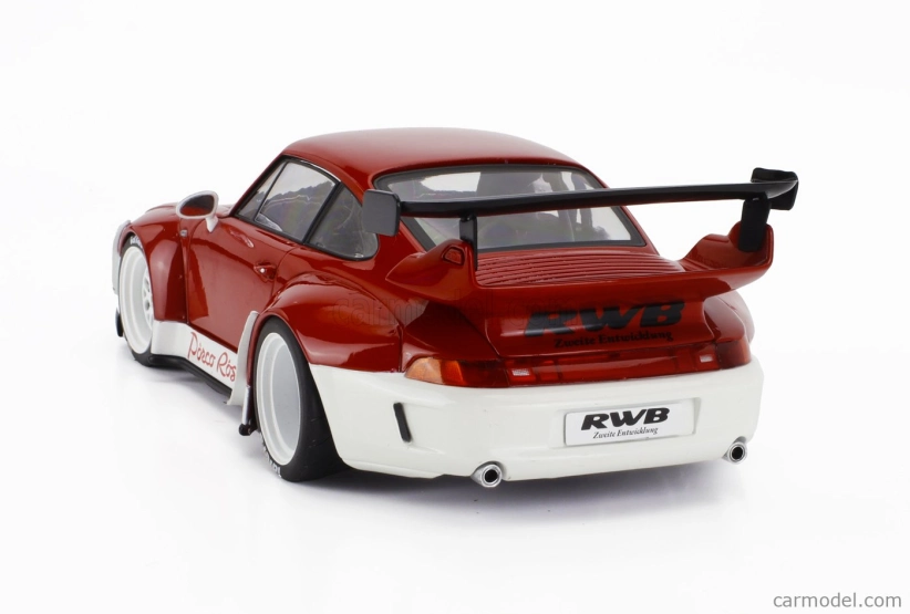 Solido Porsche 911 993 Rwb Bodykit Porco Rosso Coupe 2020 1:18 Bielo-červená