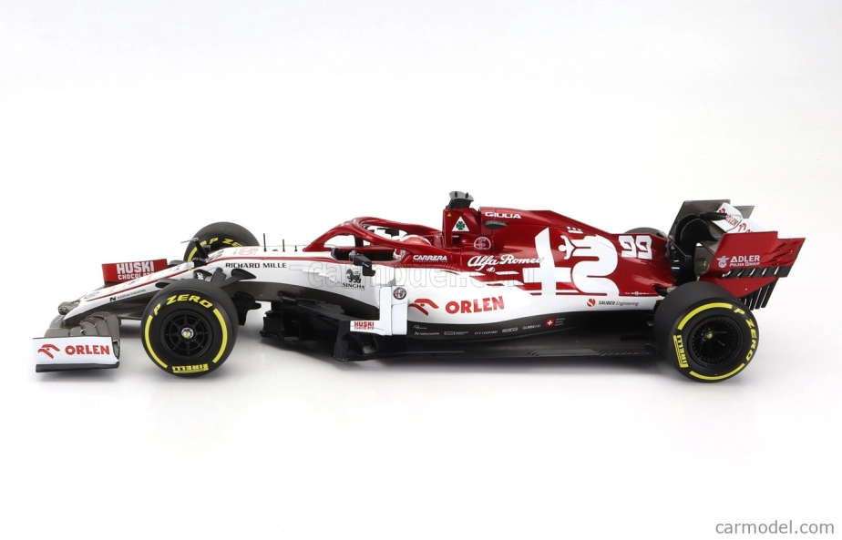 Minichamps Alfa romeo F1  C39 Team Racing Orlen N 99 Austrian Gp 2020 Antonio Giovinazzi 1:18 Bílá Červená Met