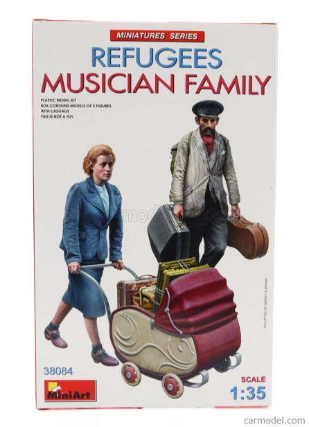 Miniart Figúrky Utečenci Muzikantská rodina 1:35 /