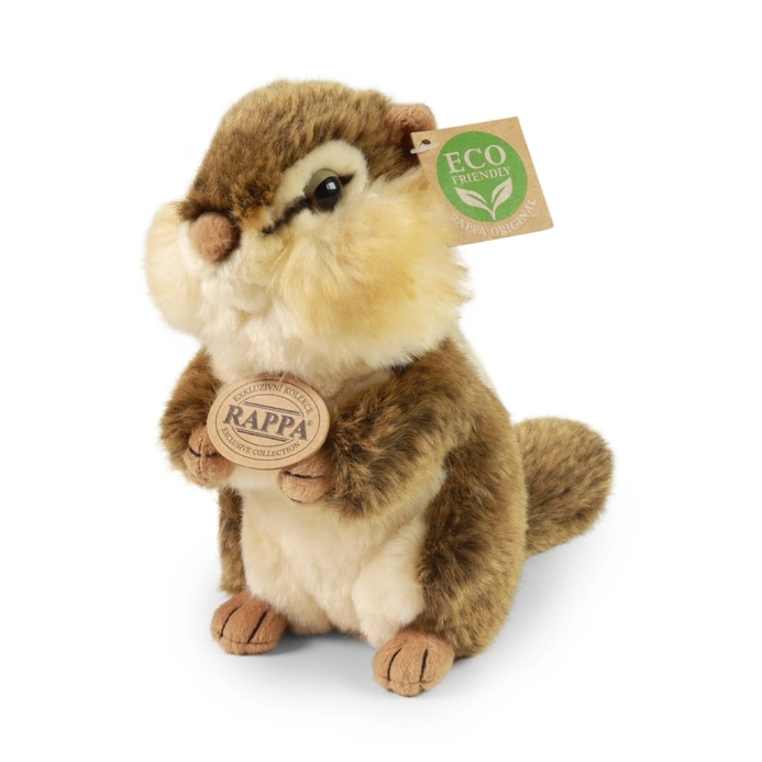 Rappa Plyšový čipmank stojaci 20 cm ECO-FRIENDLY