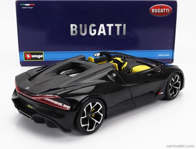 Bburago Bugatti W16 Mistral 2023 1:18 Black