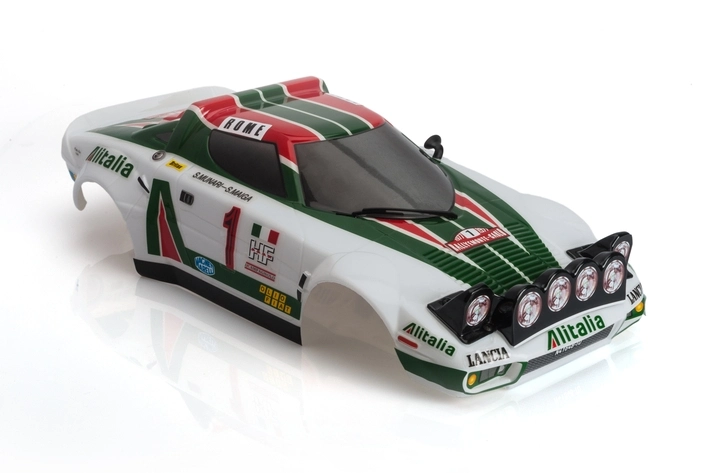 Karoséria lakovaná, Lancial Stratos Alitalia, nálepky, príslušenstvo (200mm)