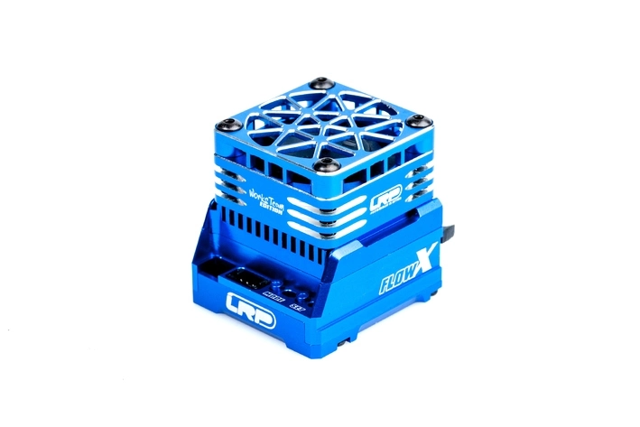 WorksTeam Hliníková mriežka pre 30mm ventilátory - modrá