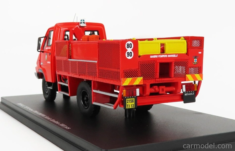 Alerte Renault B110 4x4 Truck Tmh Bmpm Sapeurs Pompiers Marines Marselle 1998 1:43 Red