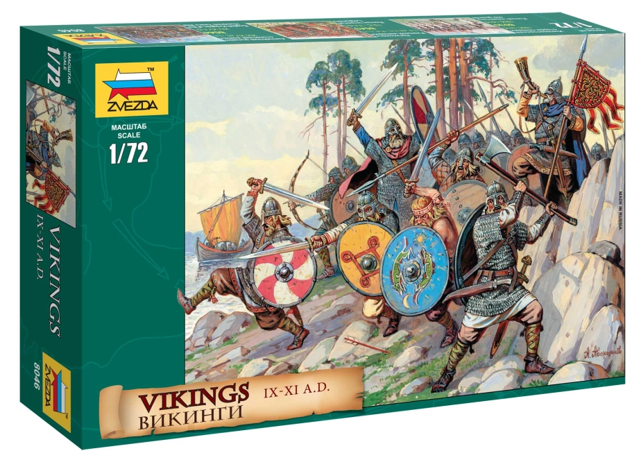 Zvezda figurky Vikings (1:72)
