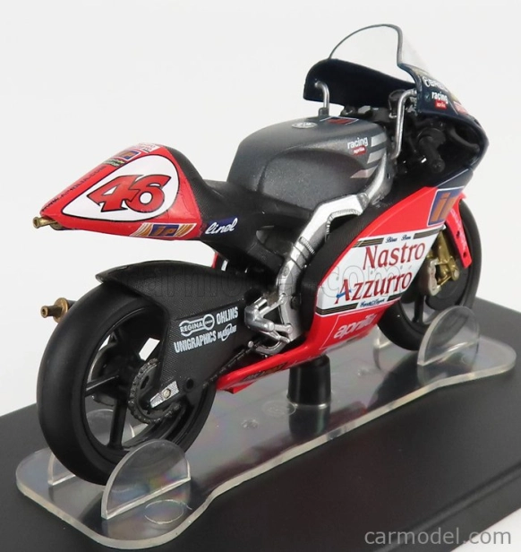 Edicola Aprilia Rsw 250cc N 46 Sezóna 1998 Valentino Rossi 1:18 Červená Biela Čierna