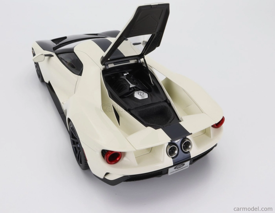 Autoart Ford usa Gt Heritage Edition Prototype 2020 1:18 Winbledon White Antihmota Blue