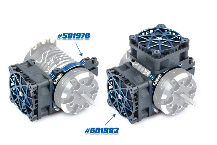 Hliníková ochranná mřížka V2 pro 40mm ventilátor včetně montážního materiálu