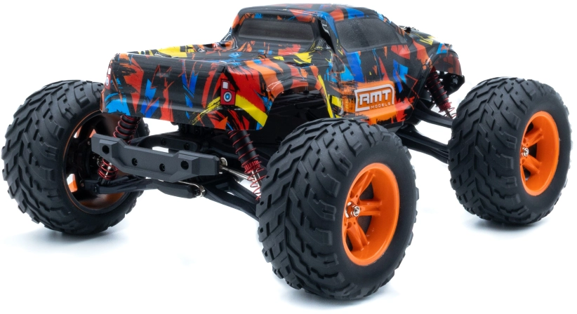RC auto RMT Dominator Monster, oranžová + náhradná batéria