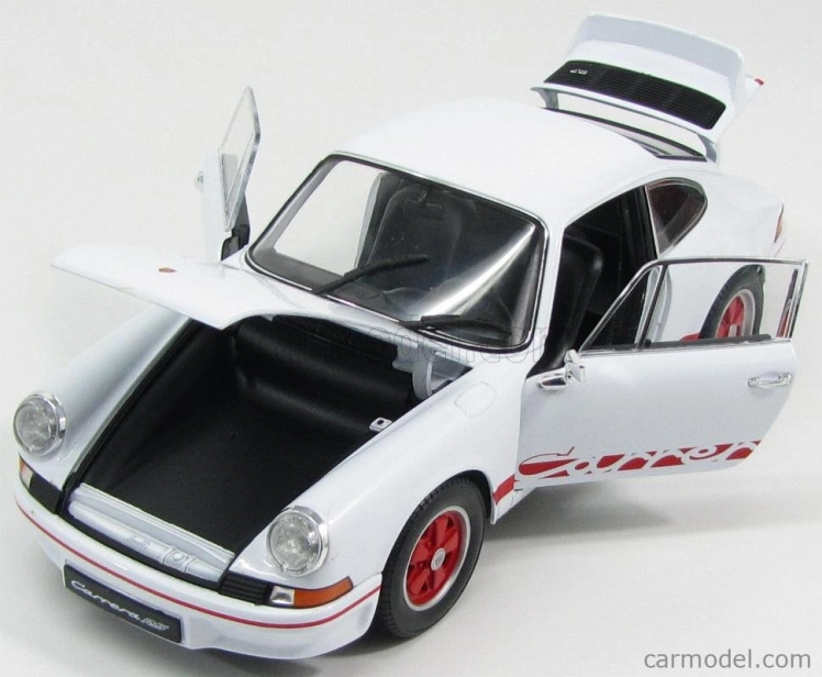 Welly Porsche 911 Carrera Rs 2.7 Coupe 1973 1:18 Biela červená