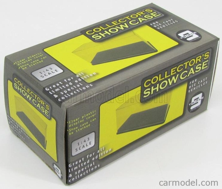 Triple9 Vetrina display box Lungh.cm 14.6 X Largh.cm 7.3 X Alt.cm 7 (altezza Interna Cm 5.6) 1:43 Plastový Displej