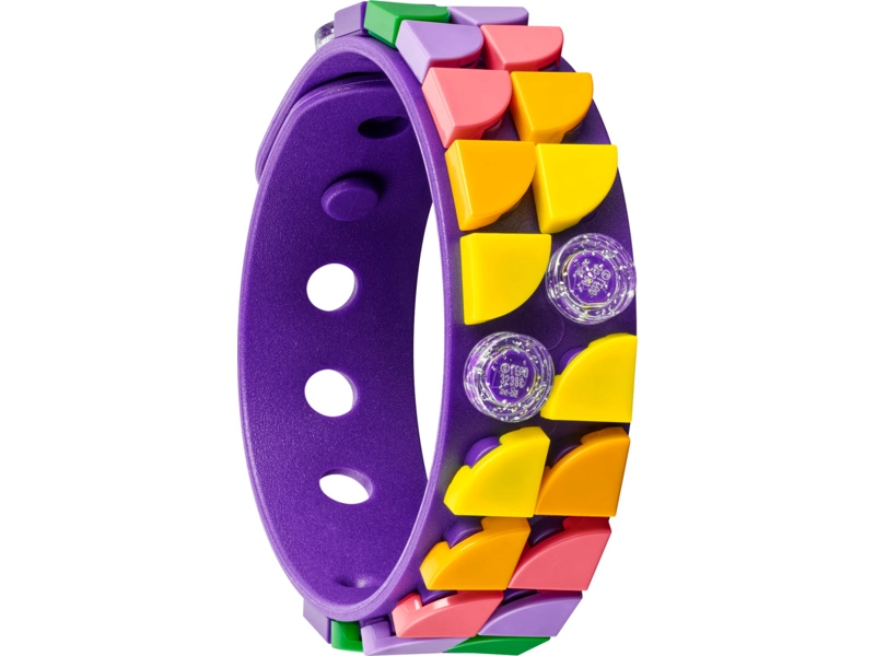 LEGO DOTs - Neónový náramok a ozdoba na tašku