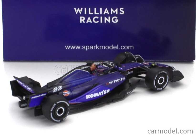 Spark-model Williams F1 Fw46 Team Williams Racing N 23 Season 2024 Alexander Albon 1:64 2 Tóny Modré
