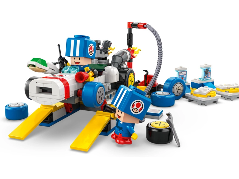 LEGO Super Mario – Mario Kart™ – Toad a jeho garáž