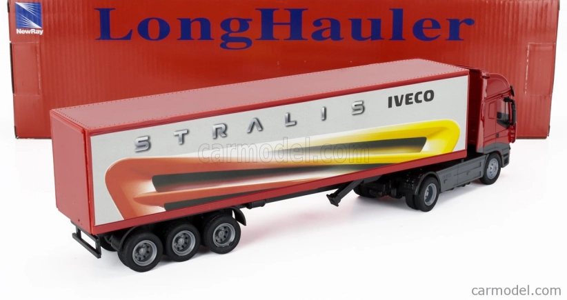 Newray Iveco fiat Stralis 540 Truck Cassonato 2009 1:43 Red