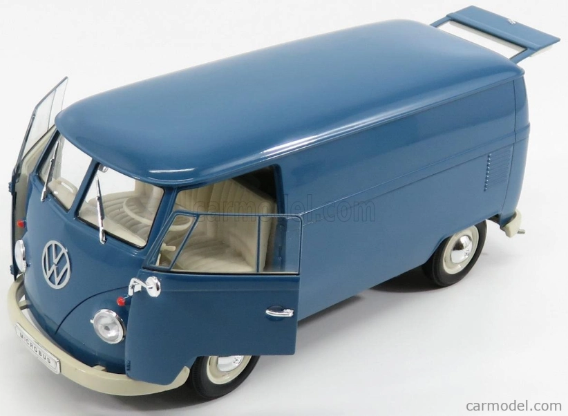 Welly Volkswagen T1 Van 1963 1:18 Modrá