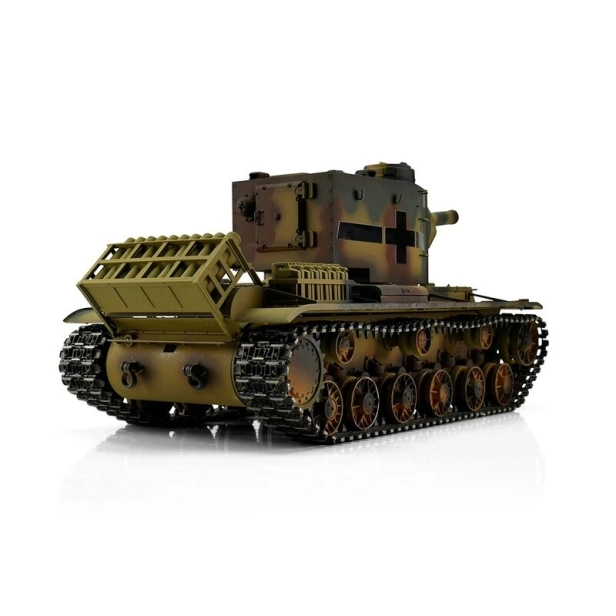 TORRO tank PRO 1/16 RC KV-2 754 (r) viacfarebná kamufláž – infra IR – dym z hlavne