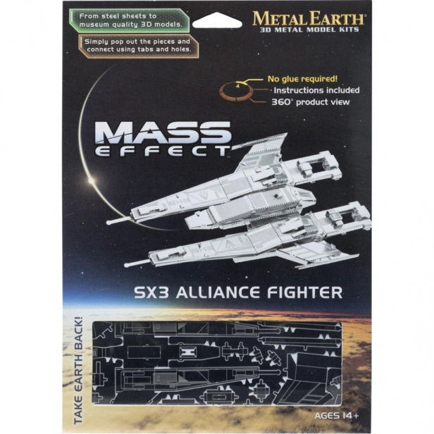 Ocelová stavebnice Mass Effect SX3 Alliance Fighter