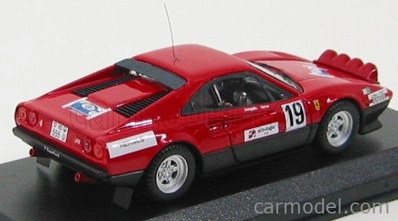 Najlepší model Ferrari 308 Gtb N 19 Rally St Cergue 1982 Jaquillard 1:43 Red