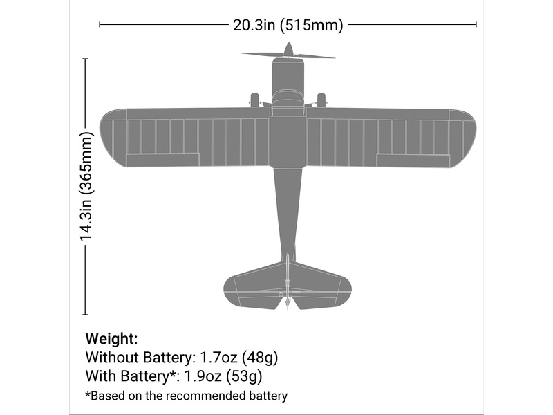 Hobbyzone Champ Anniversary Special Edition 515mm SAFE BNF Basic