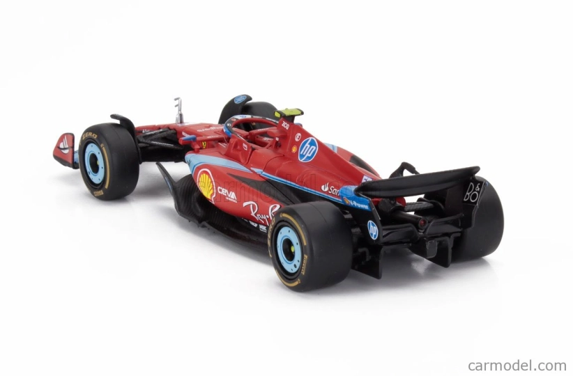 Bburago Ferrari F1 Sf-24 Team Scuderia Ferrari N 55 5th Miami Gp 2024 Carlos Sainz 1:43 červená čierna svetlomodrá