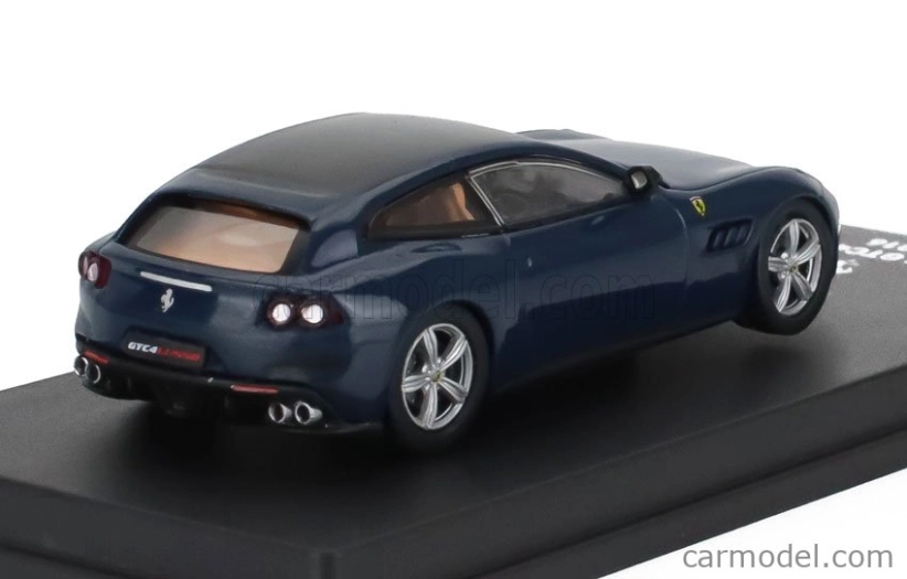 Edicola Ferrari Gtc4 Lusso 2016 - Con Vetrina - With Showcase 1:64 Blu Tour De France - Blue Met