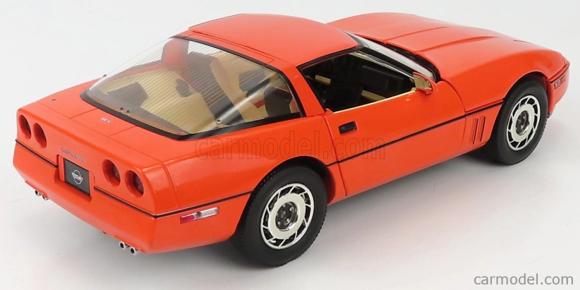 Greenlight Chevrolet Corvette C4 1984 - Jim Gillmore & A.j. Foyt Limited Edition 1:18 Hugger Orange