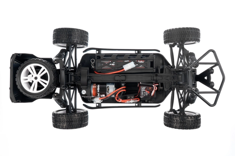 HiMOTO 1:10 Desert Buggy DIRT WHIP 2,4 GHz RTR súprava, modrá/červená