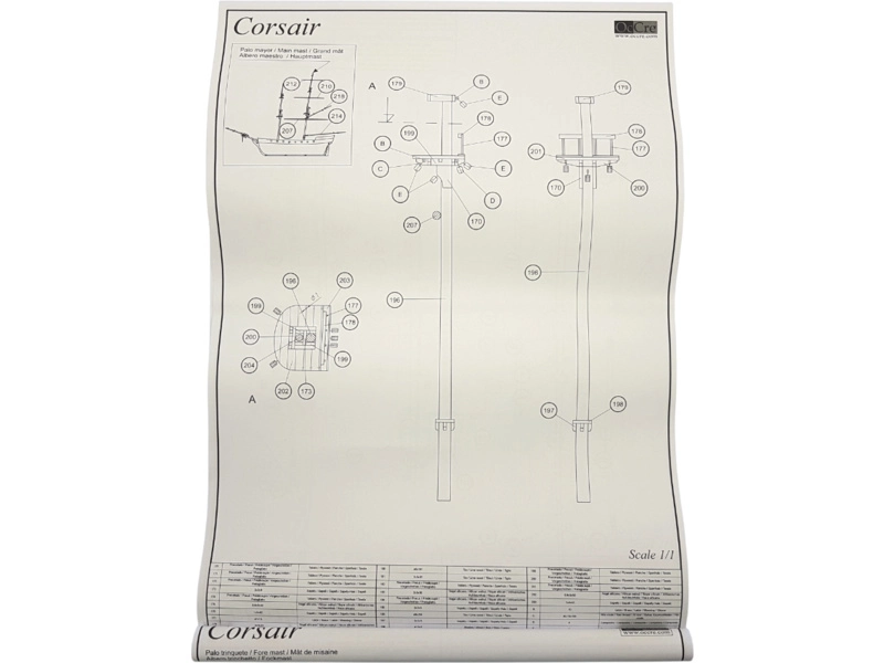 OCCRE Corsair 1:80 kit