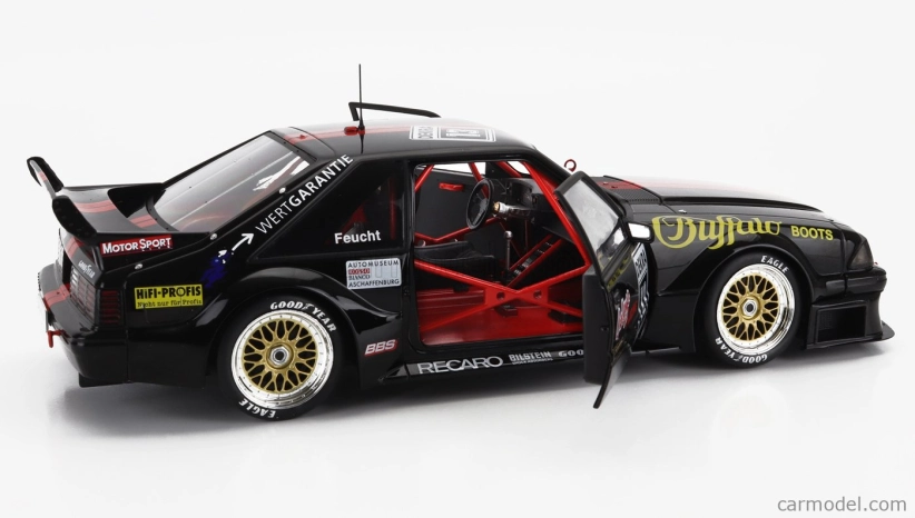Werk83 Ford usa Mustang 5.0 N 13 Dtm Season 1993 Jurgen Feucht 1:18 Černá Červená