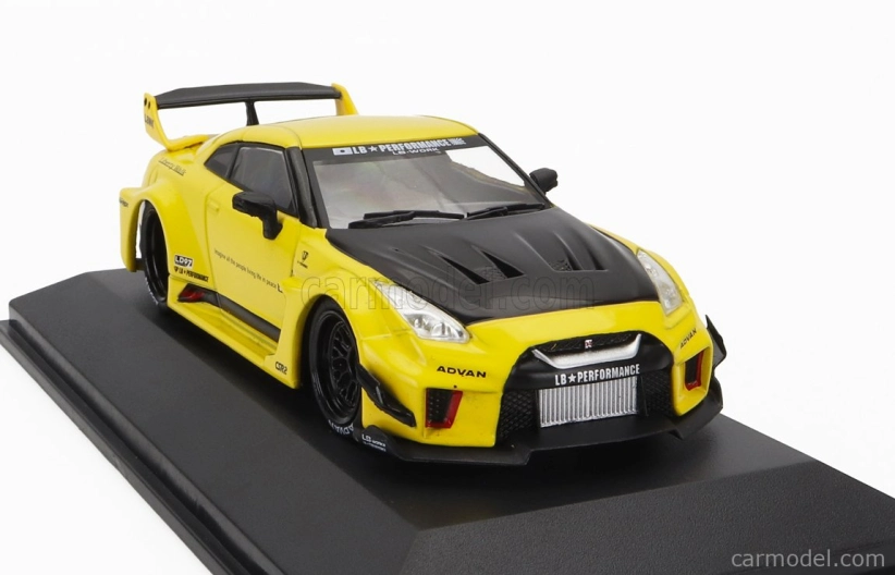 Solido Nissan Gt-r (r35) Lb Works Silhouette Coupe 2019 1:43 Žlutá Černá