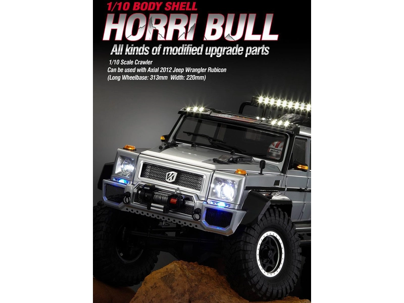 Killerbody karosérie 1:10 Horri Bull bílá