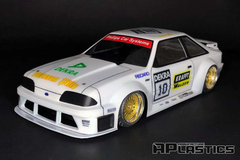 Karoséria APlastics - Mustang Fox Body 1993 (H.C.W.B. stang) - 1/10, 200mm | RCprofi.sk