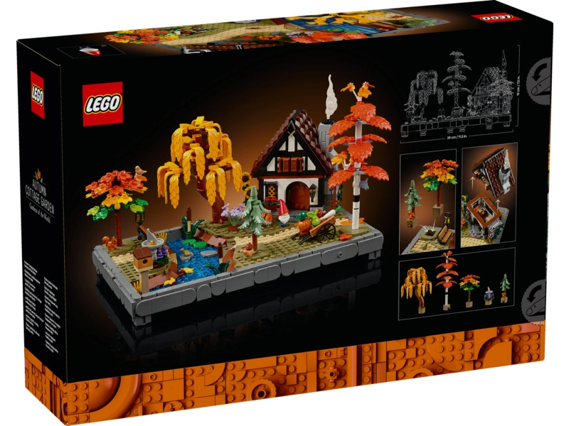 LEGO Icons - Chata a podzimní zahrada