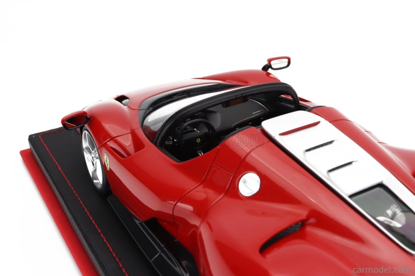 Mr-models Ferrari Daytona Sp3 2022 - Con Vetrina - With Showcase 1:18 Rosso Corsa - Červená