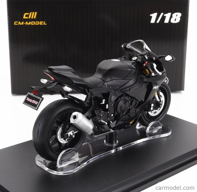 Cm-models Yamaha Yzf-r1 2022 1:18 Black | RCprofi.cz
