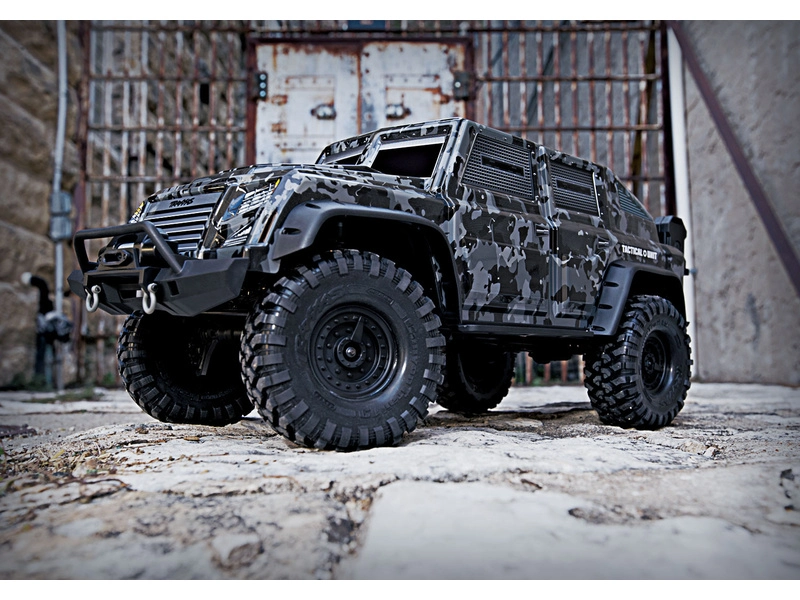 RC auto Traxxas TRX-4 Tactical Unit 1:10 TQi