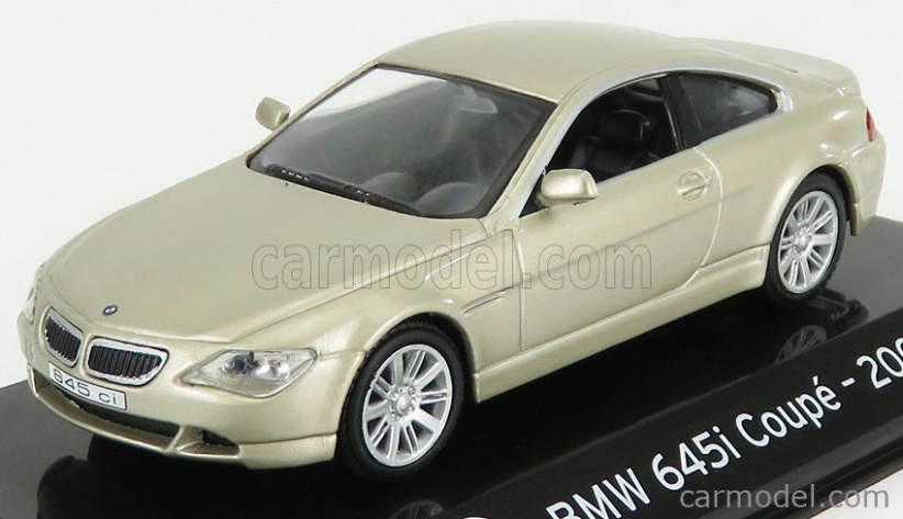 Edícia BMW radu 6 645i Coupe 2004 - Con Vetrina - S vitrínou 1:43 Gold