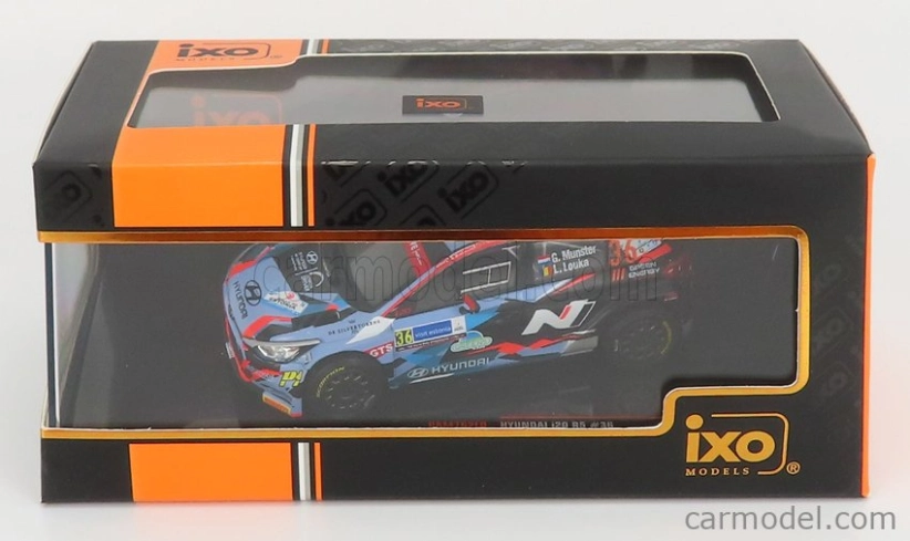 Ixo-models Hyundai I20 R5 Wrc N 36 Rally Estonia 2020 G.munster - L.meadow 1:43 Svetlo modrá červená čierna