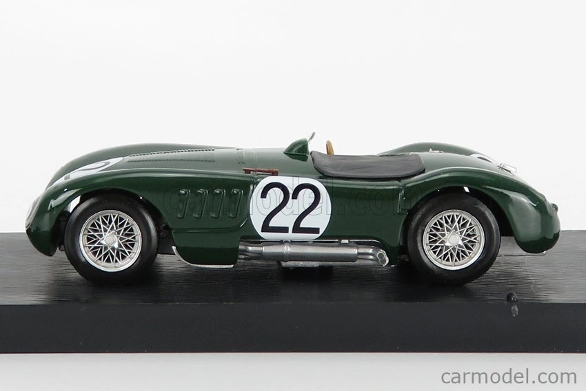 Brumm Jaguar C-type Xk-120c 3.4l S6 Team Jaguar Cars Ltd N 22 1:43, zelená