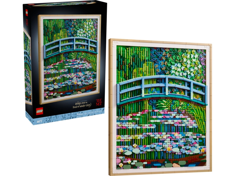 LEGO Art - Claude Monet – Most nad jezírkem s lekníny