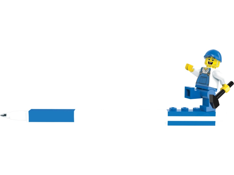 LEGO gélové pero s minifigúrkou červené