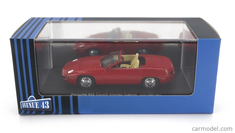 Avenue43 Porsche 928 Cabriolet Carelli Design Usa 1981 1:43 Red